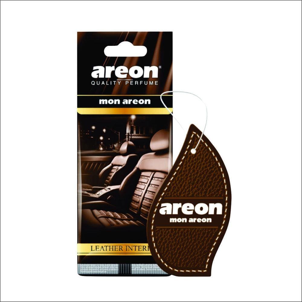 Aromatizante Mon Areon Leather Interior - Perfume Automotivo Odorizador Couro