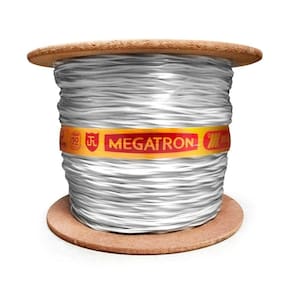Cordão Torcido Megatron 2x1,00mmx500m Bobina 300V Branco
