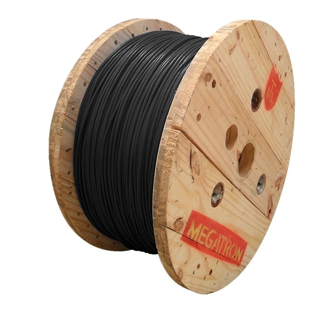 Cabo PP Megatron 4X2,5mmx500m Bobina 500V Preto