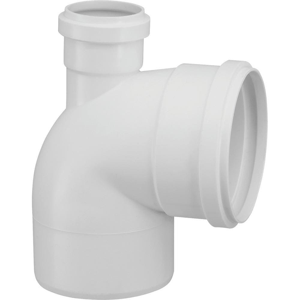 Joelho 90º c/ Visita p/ Esgoto Primário DN100X50 Emb. c/ 10 un. - Krona