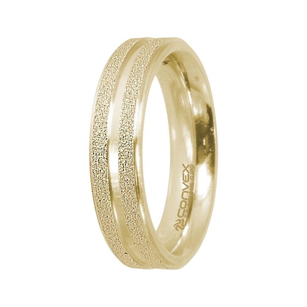 Aliança Aço Magnet S 5mm Gold IPG com GTR