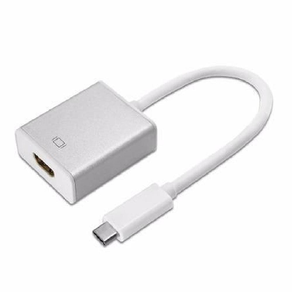 Adaptador Conversor Usb C 3.1 Type C Macho Hdmi Fêmea Prata