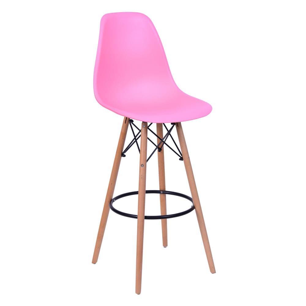Banqueta Eiffel em PP Rosa - OR 6602