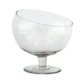 Taça Boca Torta Média, Bomboniere De Vidro 15x13cm - Festas, Hoteis, Buffet