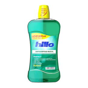 Antisséptico Bucal Hillo Sem Álcool Hortelã Leve 500ml Pague 350ml