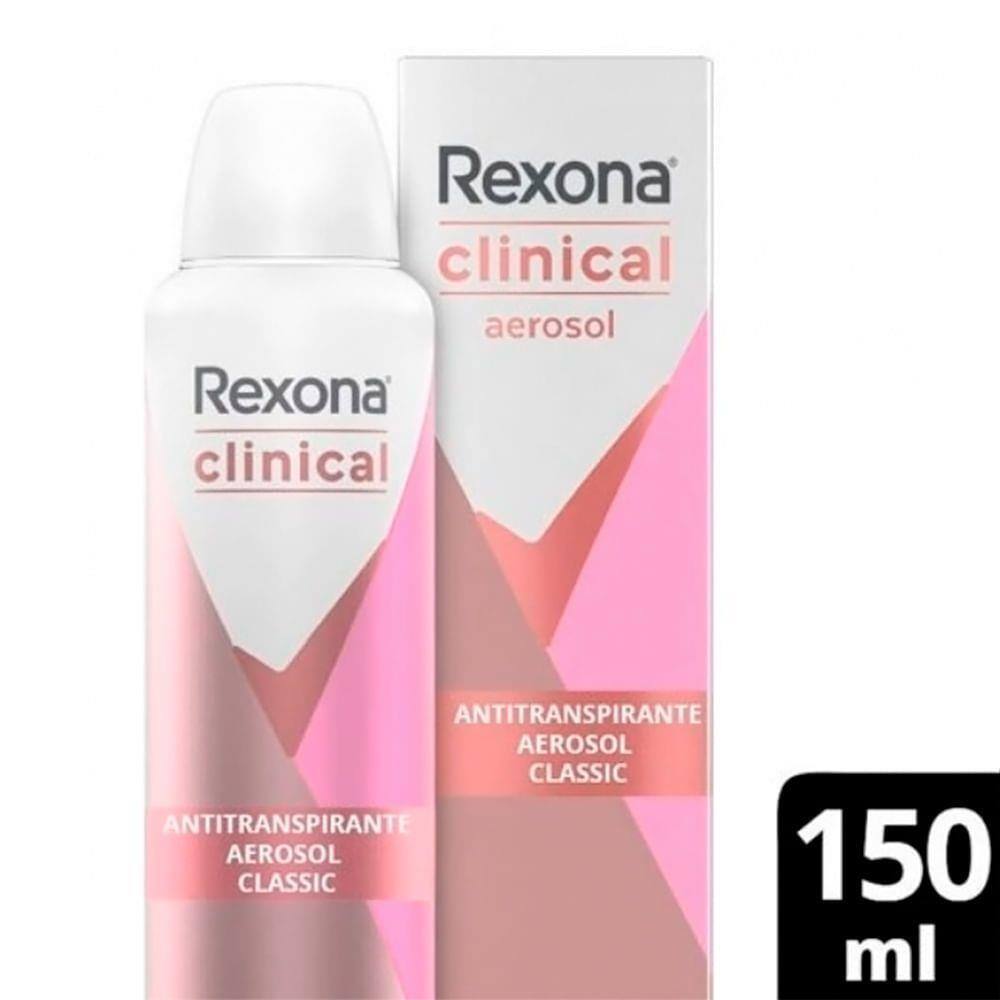 Kit 2 Desodorante Rexona Clinical Aerosol Refresh 96h +controle De Odor  150ml - Carrefour