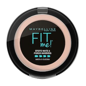Pó Compacto Maybelline Fit Me Efeito Mate Cor N01 Super Claro Neutro com 10g