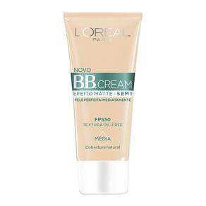 BB Cream L`oréal FPS 50 Efeito Matte 5 em 1 Cor Média 30ml