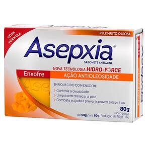 Sabonete Asepxia Enxofre Ação Antioleosidade 80g