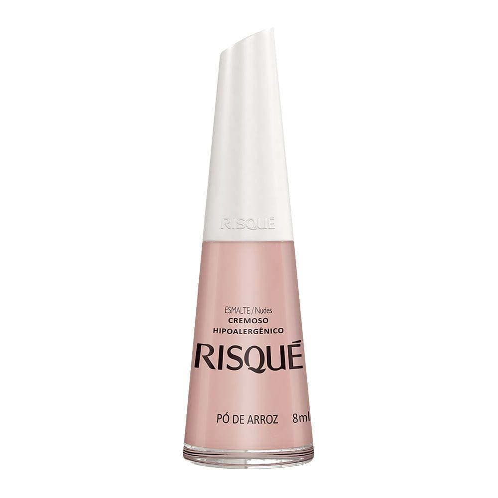 Esmalte Risqué Cremoso Pó Arroz Nu