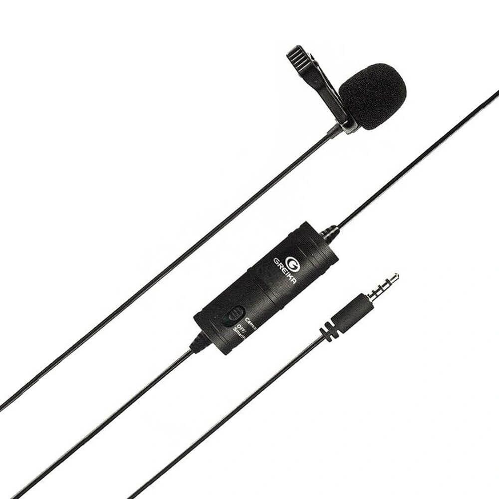 Microfone de Lapela Com Fio Greika GK-LM1