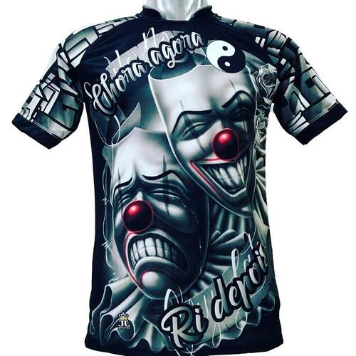 Camiseta de Quebrada Masculina Mandrake Grau Metralha Coringa Camisa Favela  - Preto