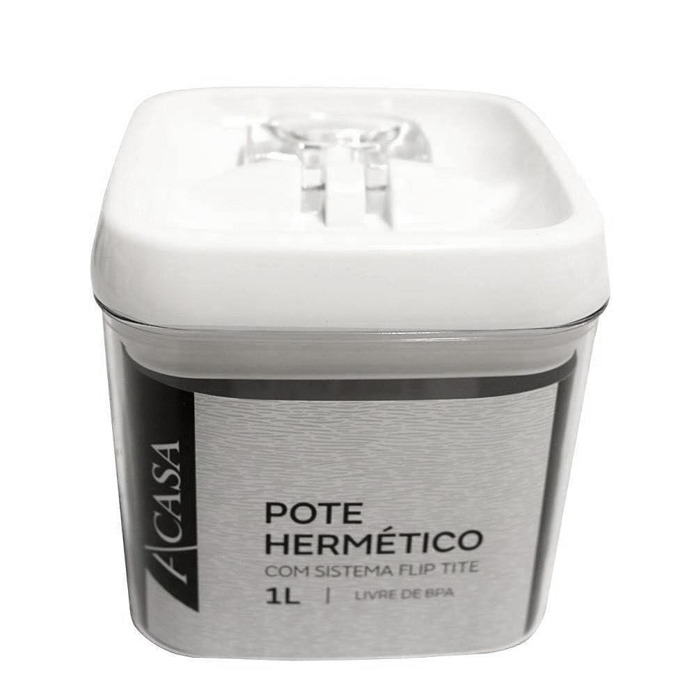 Pote Hermético Flip Tite 1L - A/CASA