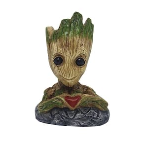 Baby Groot Vaso Porta Objetos Marvel 15Cm - Coração