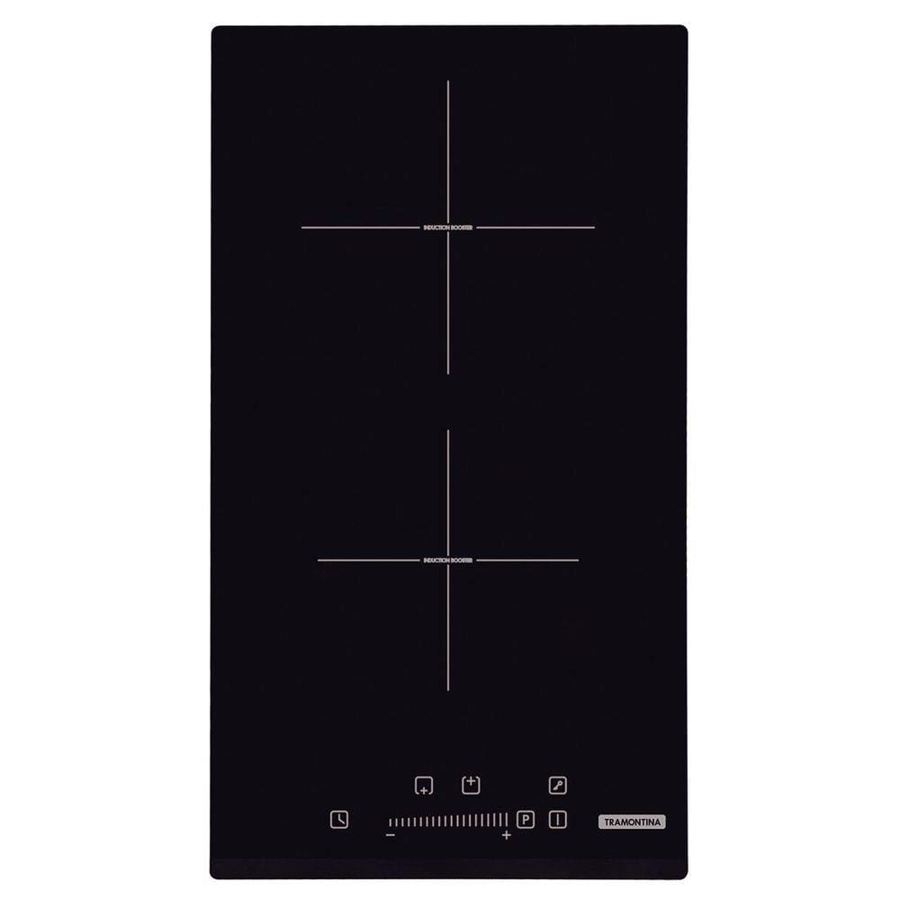 Cooktop por Indução Tramontina Dominó Slider 2EI 30 com 2 Áreas de Aquecimento e Comando Touch Tramontina - 220V