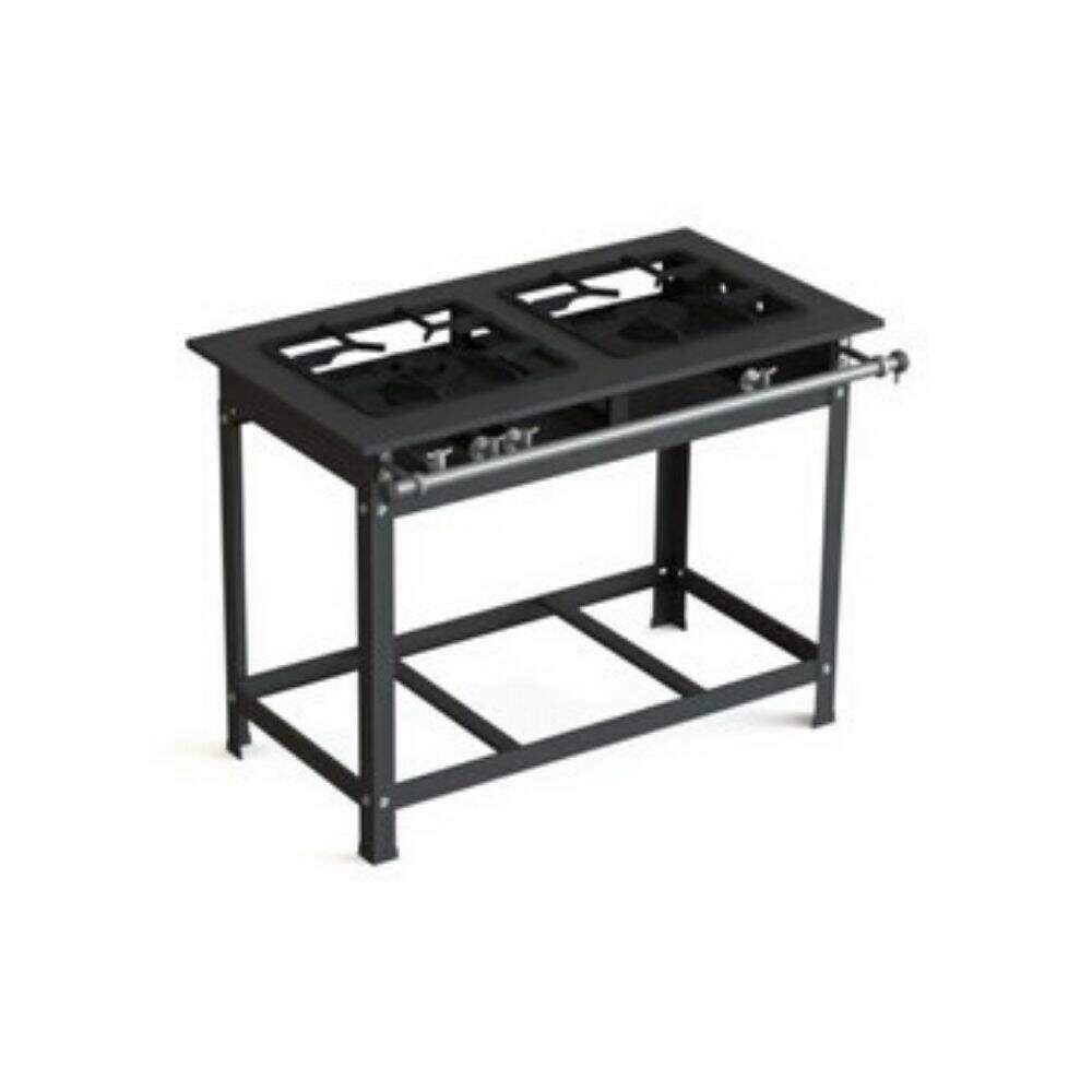 Fogão Industrial 30x30 P7 2 Bocas Baixa Pressão QS QD - JL Colombo