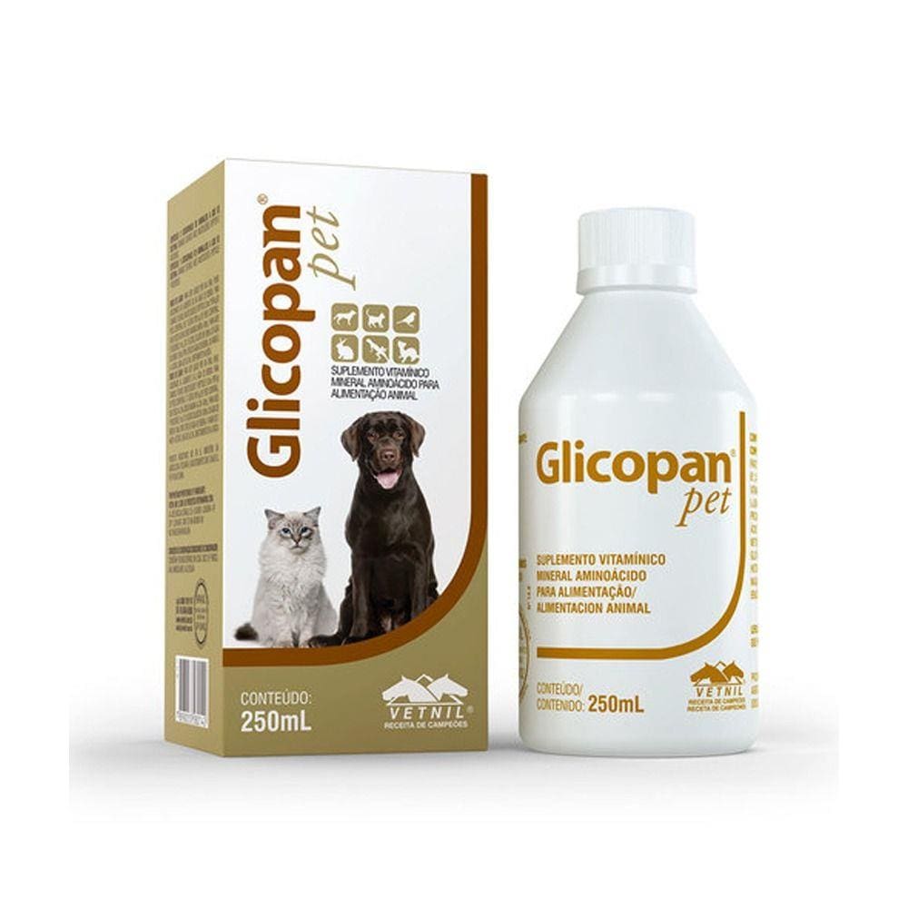 Suplemento Vitamínico Glicopan Pet 250ml - Vetnil