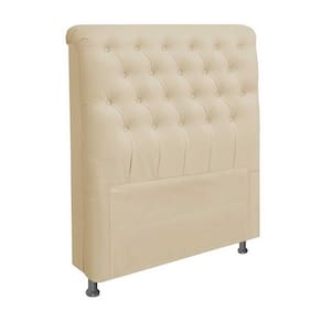 Cabeceira Paris Para Cama Box Queen 160 Cm Corino Bege 2504