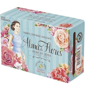 Sabonete Hidratante Herbal 130g - 12 unidades - Alma de Flores
