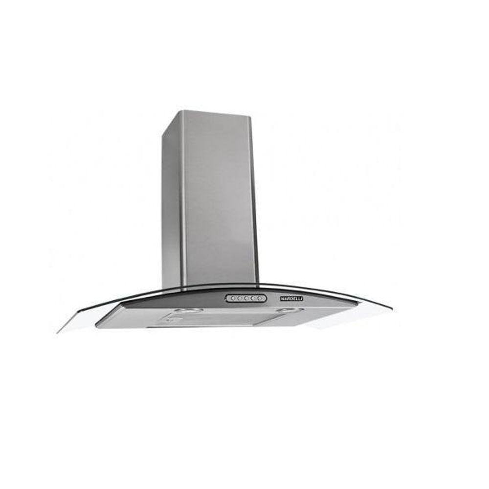 Coifa Vidro Curvo Inox Duto Slim 60Cm 127V Nardelli