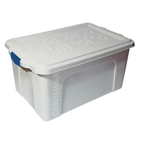 Caixa Organizadora Container 70L Branco 67x43x33,5cm 1 UN Sao Bernardo