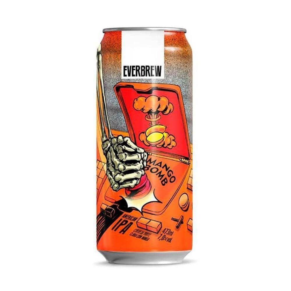 Cerveja artesanal Everbrew Mango Bomb Lata 473ml