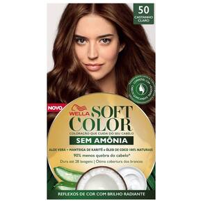 Kit Tintura Soft Color Castanho Claro 50 Soft Color
