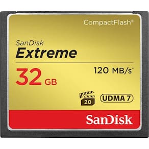 Cartão de Memória Compact Flash Extreme 32GB 120MB/s SanDisk