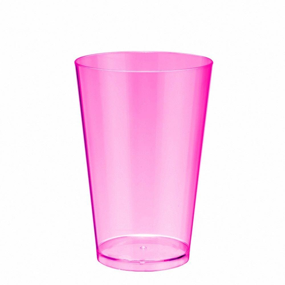 Copo Mega Drink Rosa Neon - 550mL