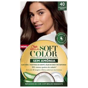 Kit Tintura Soft Color Castanho Médio 40 Soft Color