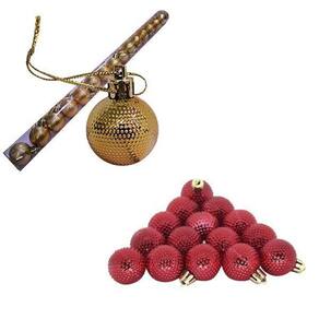 Kit enfeite 32 bolas p arvore de natal vermelho dourado 7cm cromus | Casas Bahia Kit enfeite 32 bolas p arvore de natal vermelho dourado 7cm cromus | Casas Bahia