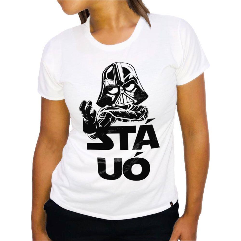 camiseta feminina darth vader