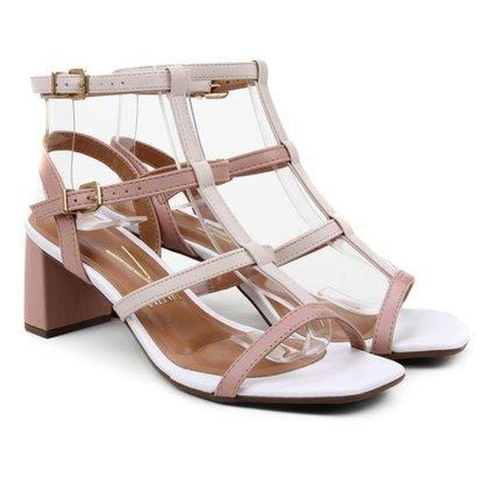 Compre Sandália Salto Alto Gladiadora Vizzano 6306101 Preto Online