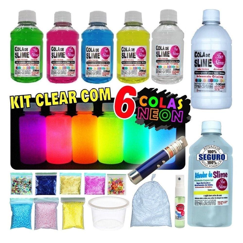 Kit de slime colorido