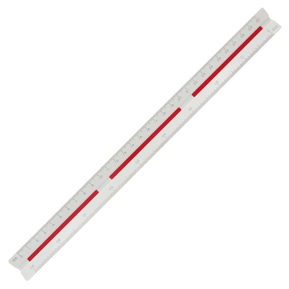 Escalímetro Triangular Trident 30Cm Ref 7830/3