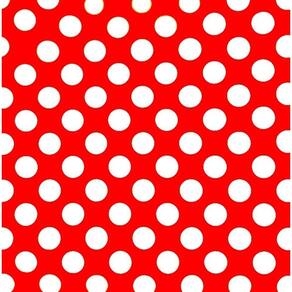 TOALHA TNT ESTAMPADA VERMELHO BOLA BRANCO 0,68 X 0,68 m C/ 5 PEÇAS