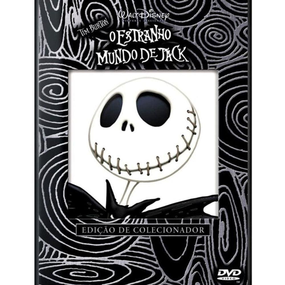 Dvd Disney Tim Burton O Estranho Mundo de Jack