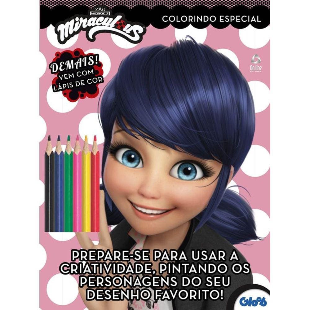 Livro - Ladybug - Prancheta para colorir - Vol. 1: Vamos colorir com a  incrível dupla Ladybug e Cat Noir! em Promoção na Americanas