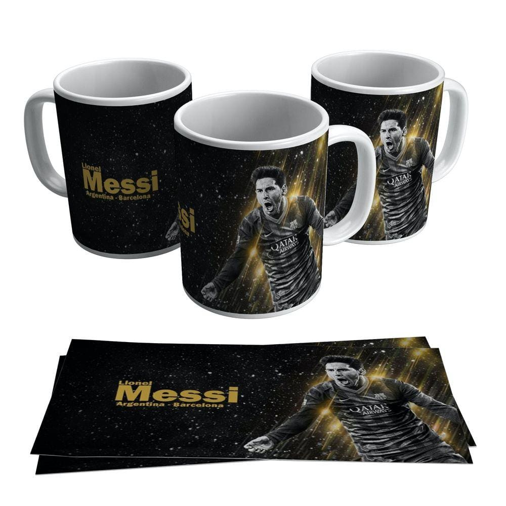 Caneca Lionel Messi Craque Argentino Futebol Barcelona