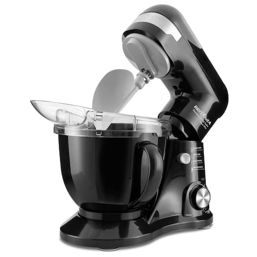 imagem-Batedeira Planetária Britânia BBP760P Power Plus Preta 700W - 110V