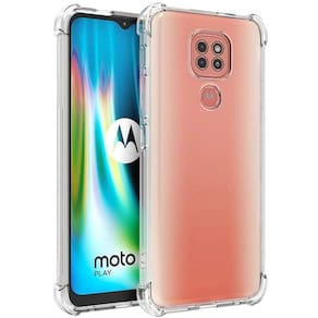 Capinha Silicone Transparente Antichoque Moto G9 Play