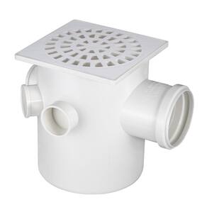 Caixa Sifonada Krona com Grelha Quadrada N17 DN 150 x 185 x 75