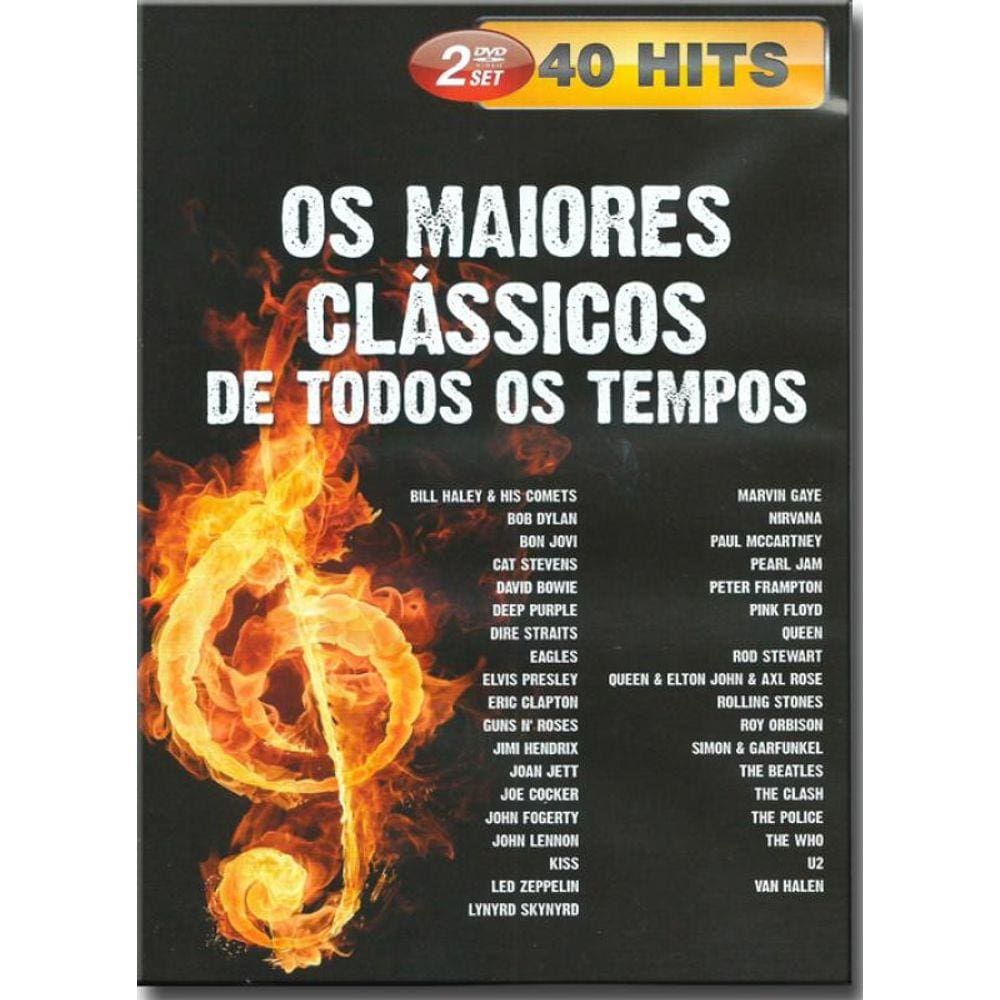Dvd os Maiores Clássicos de Todos os Tempos - Diversos Intern (dvd Duplo)