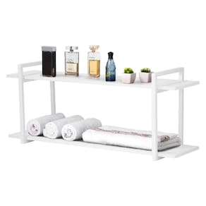 Nicho Banheiro Branco com Prateleiras Branco 80cm