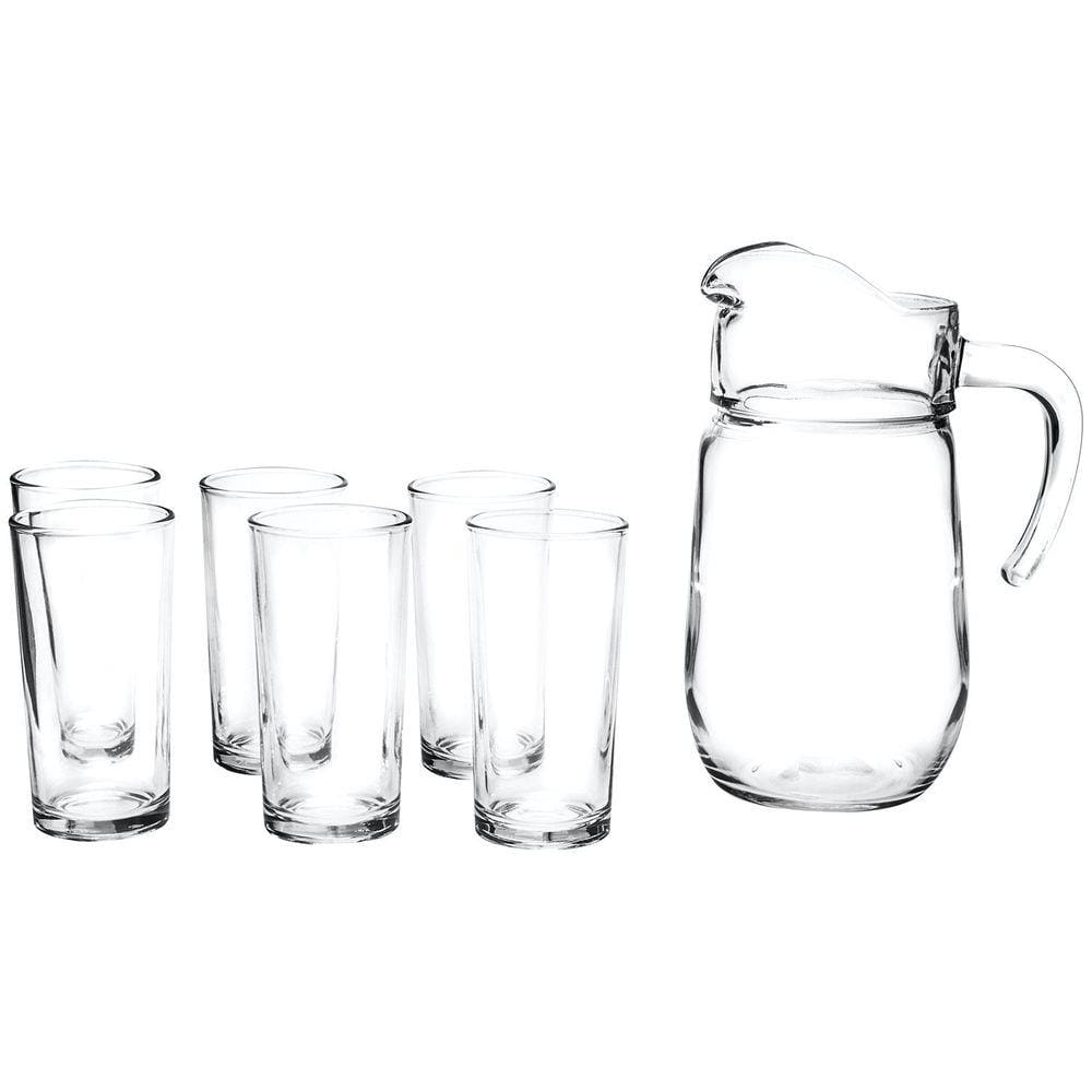 Conjunto Para Suco Em Vidro Com 7 Peças