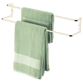 Porta toalha banheiro Dourado suporte para toalha duplo 60 cm Future 1668DD