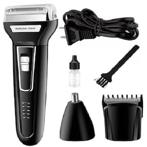 Aparador Maquina De Cabelo Barbeador Elétrico 3 Em 1-6558