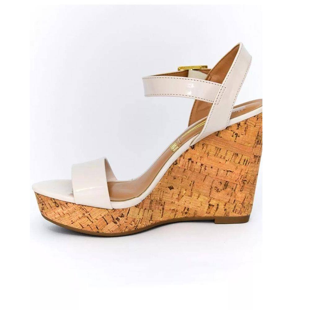 Sandália Feminina Salto Anabela Vizzano 6283.100 Verniz | Casas Bahia