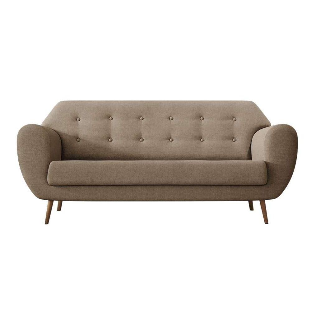 Sofá 3 Lugares Beegees Linho Bege