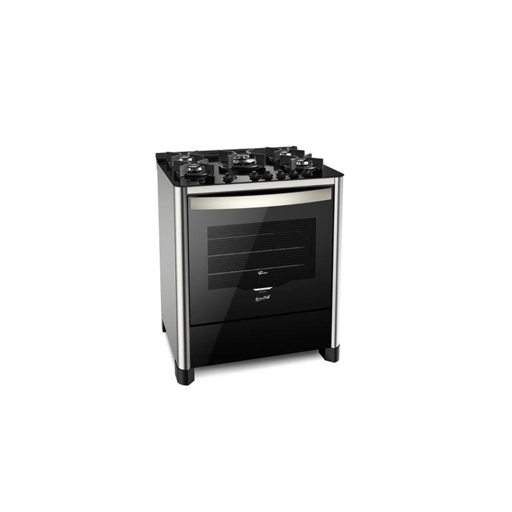 Fogão Piso Fischer Gran Cheff 5 Bocas Tripla Chama Inox 220V